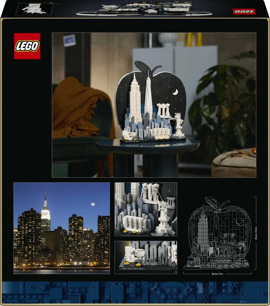 LEGO® Architecture Niujorkas – Didysis obuolys Modelis 21066