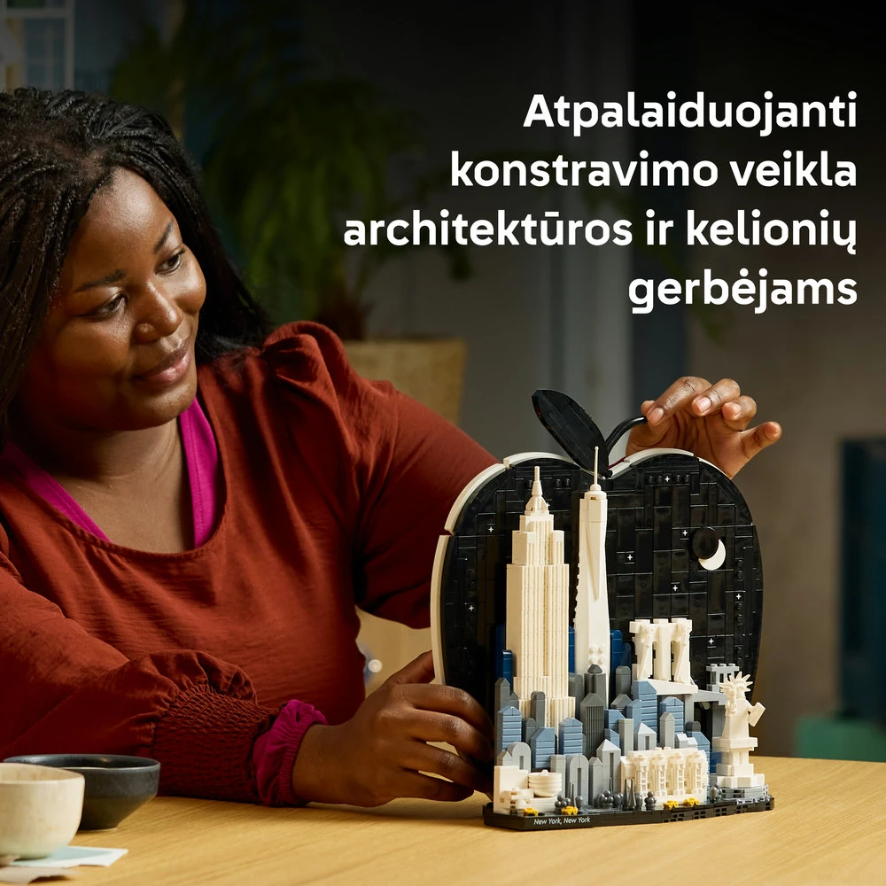 LEGO® Architecture Niujorkas – Didysis obuolys Modelis 21066