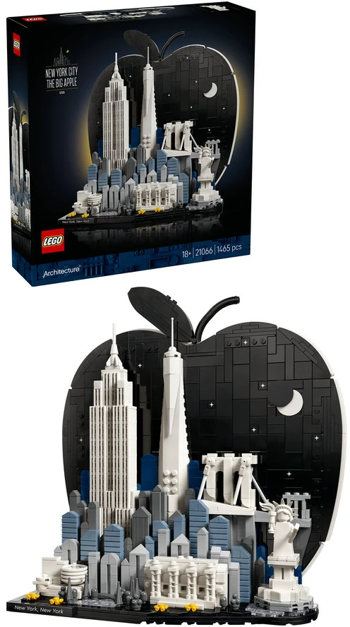 LEGO® Architecture Niujorkas – Didysis obuolys Modelis 21066