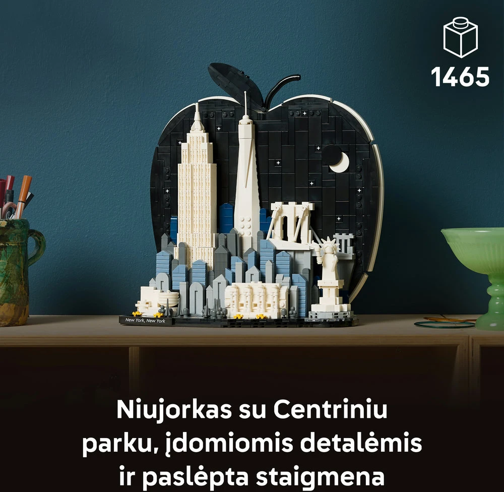LEGO® Architecture Niujorkas – Didysis obuolys Modelis 21066