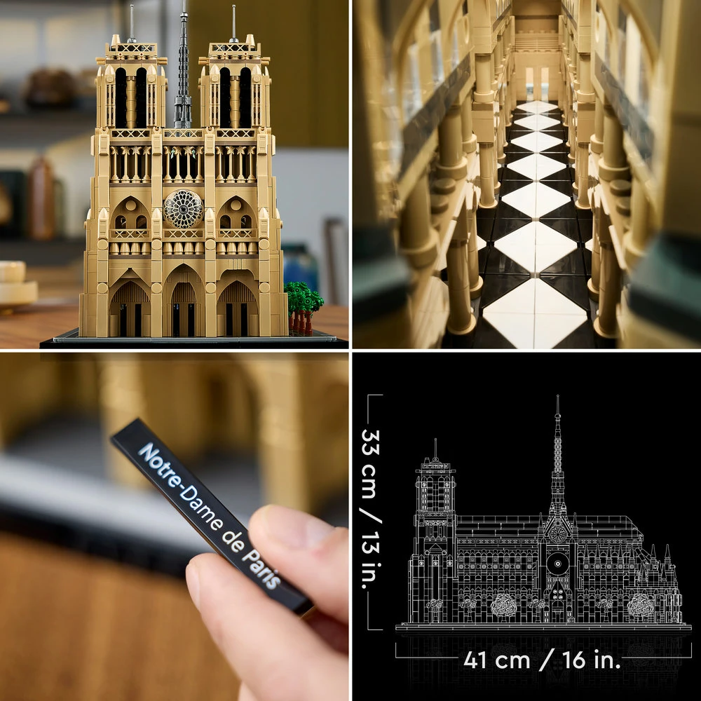LEGO® Architecture Paryžiaus Notre-Dame (21061)