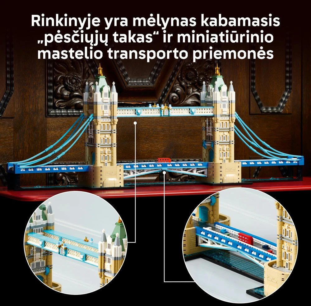 LEGO® Architecture Tauerio tiltas Konstravimo rinkinys 21067