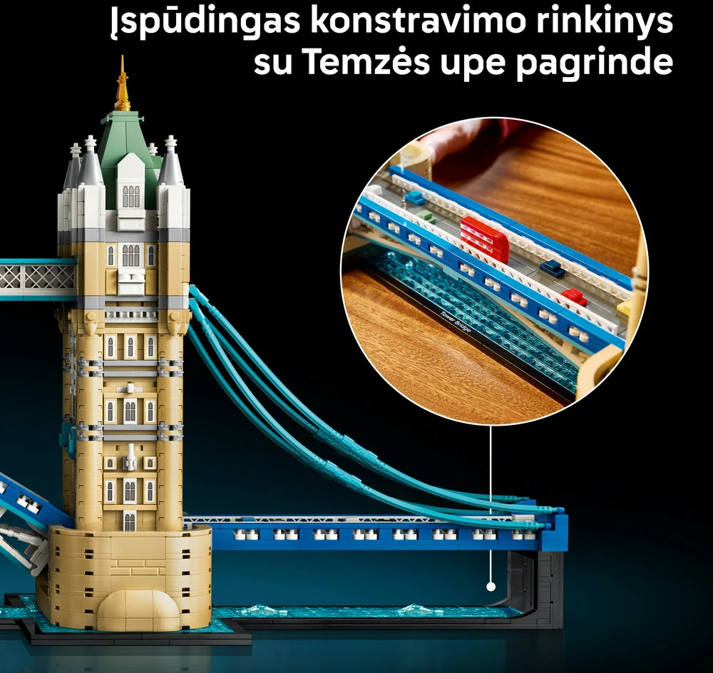 LEGO® Architecture Tauerio tiltas Konstravimo rinkinys 21067