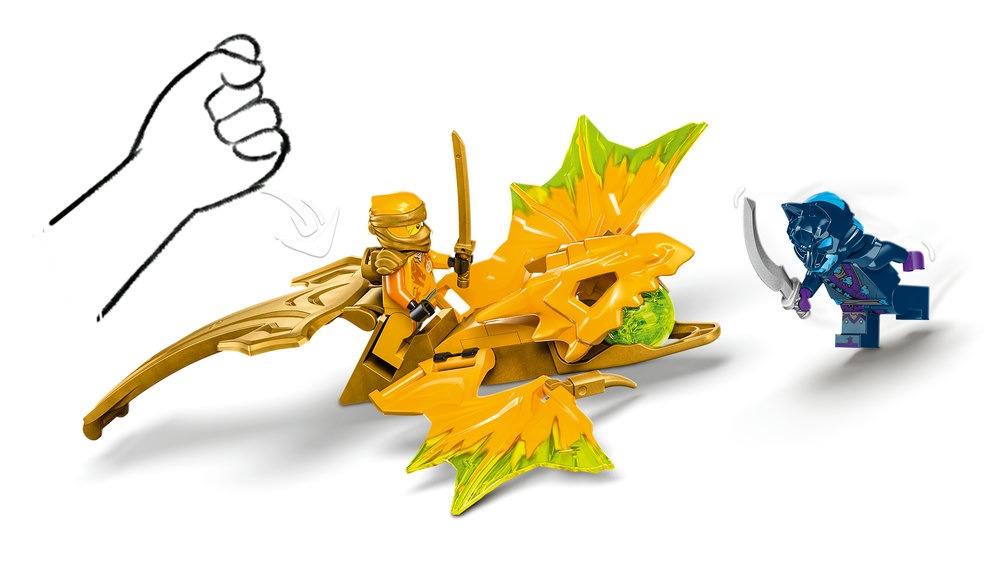 LEGO® Ninjago Arino kylančio drakono puolimas (71803)