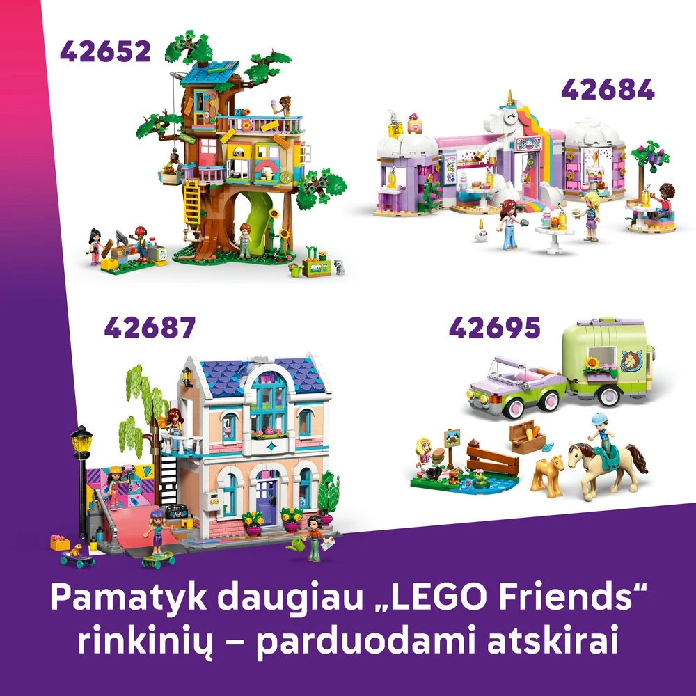 „LEGO® Friends“ Arklidė ir jojimo akademija Rinkinys 42688