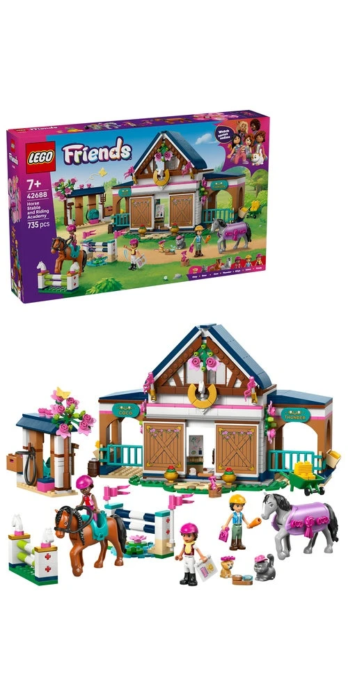 „LEGO® Friends“ Arklidė ir jojimo akademija Rinkinys 42688