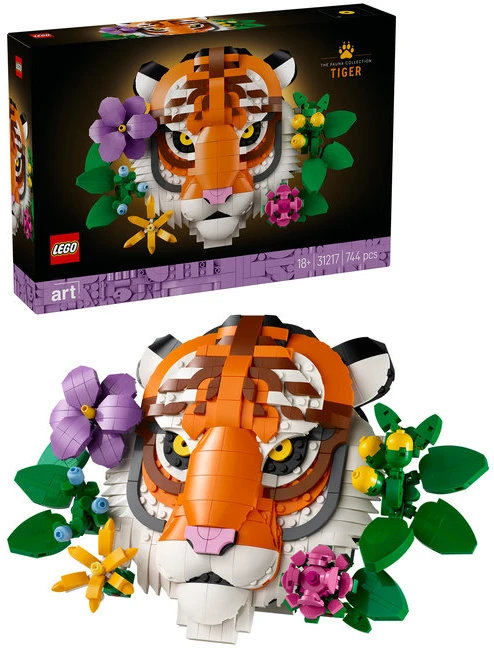 LEGO® Art Gyvūnų kolekcija – tigras (31217)