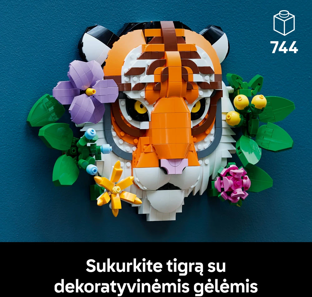 LEGO® Art Gyvūnų kolekcija – tigras (31217)