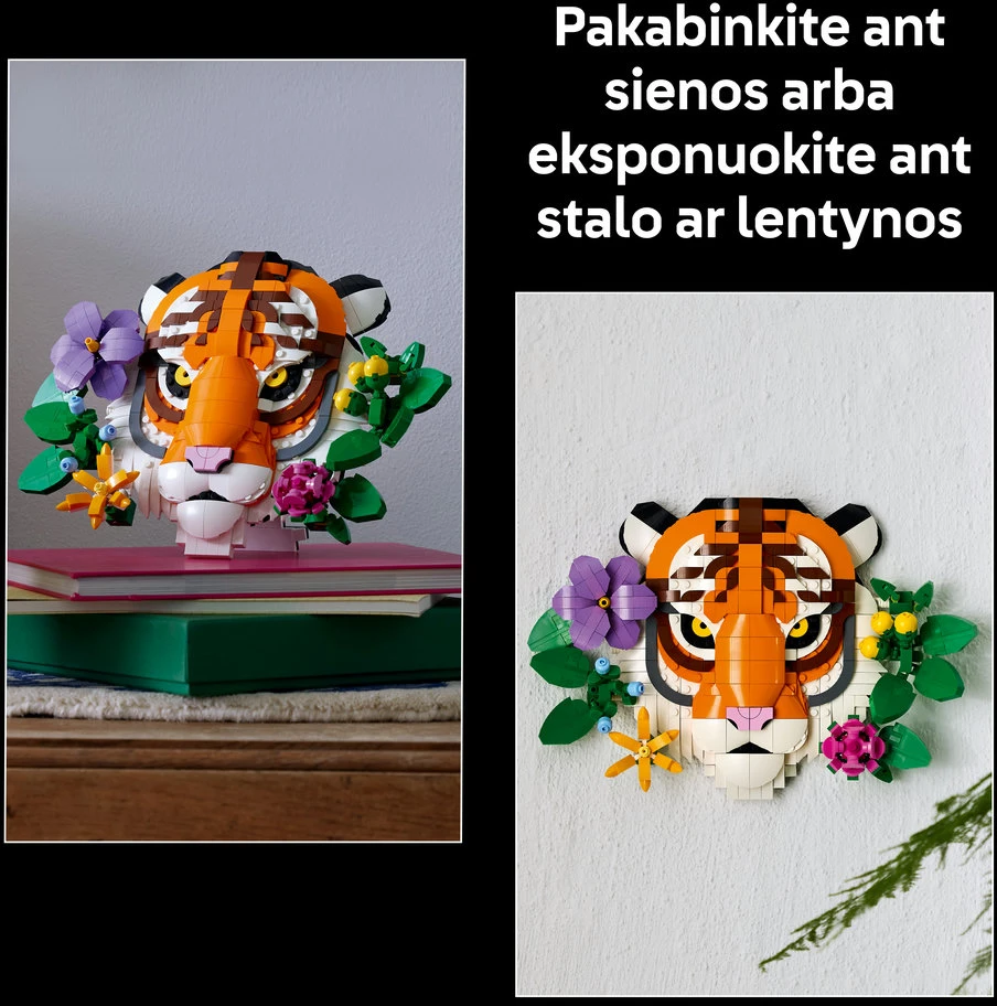 LEGO® Art Gyvūnų kolekcija – tigras (31217)