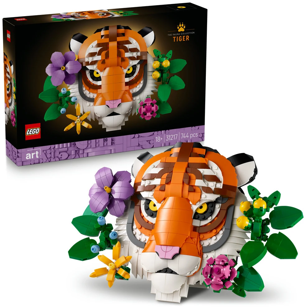 LEGO® Art Gyvūnų kolekcija – tigras (31217)