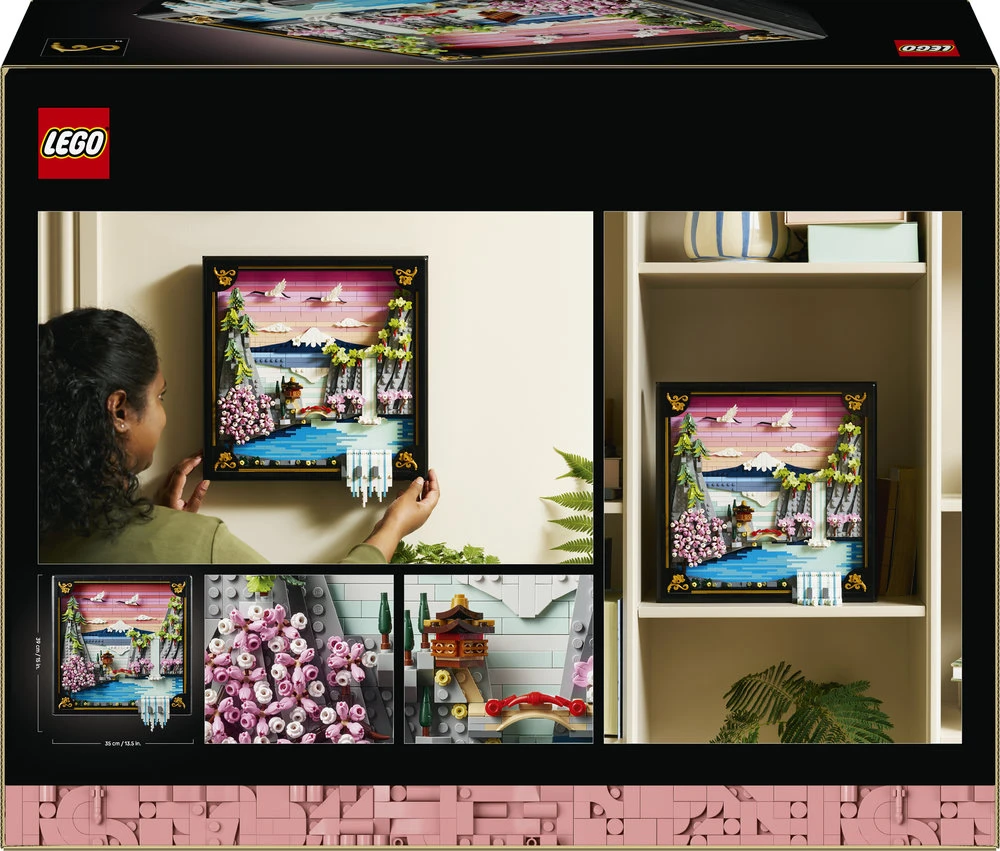 LEGO® Art Japoniškas kraštovaizdis su žydinčiomis vyšniomis 31218