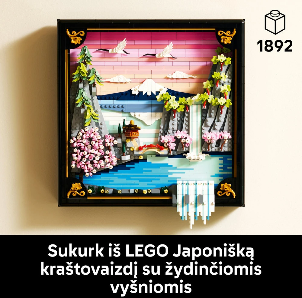 LEGO® Art Japoniškas kraštovaizdis su žydinčiomis vyšniomis 31218