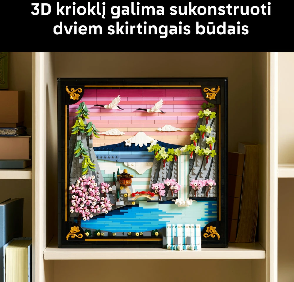 LEGO® Art Japoniškas kraštovaizdis su žydinčiomis vyšniomis 31218