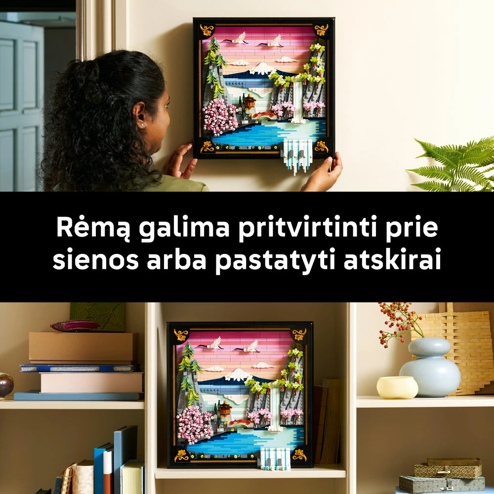 LEGO® Art Japoniškas kraštovaizdis su žydinčiomis vyšniomis 31218