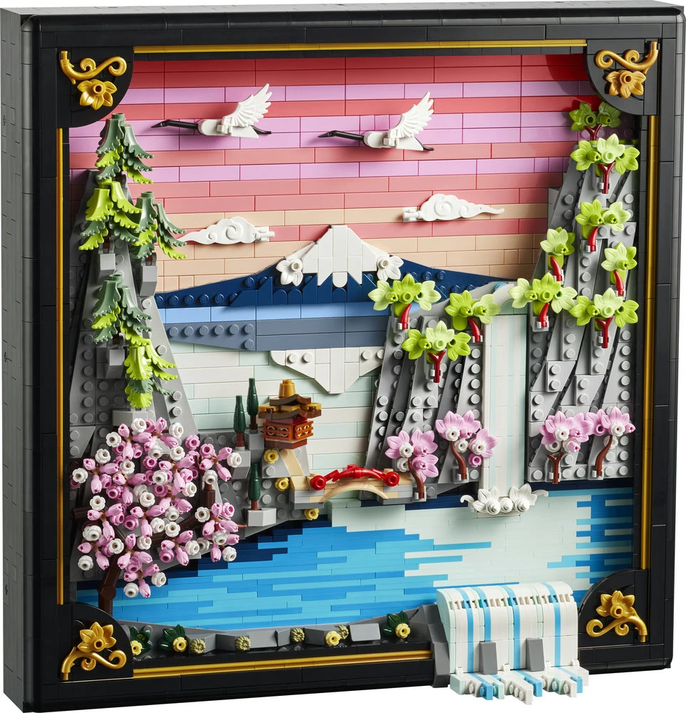 LEGO® Art Japoniškas kraštovaizdis su žydinčiomis vyšniomis 31218
