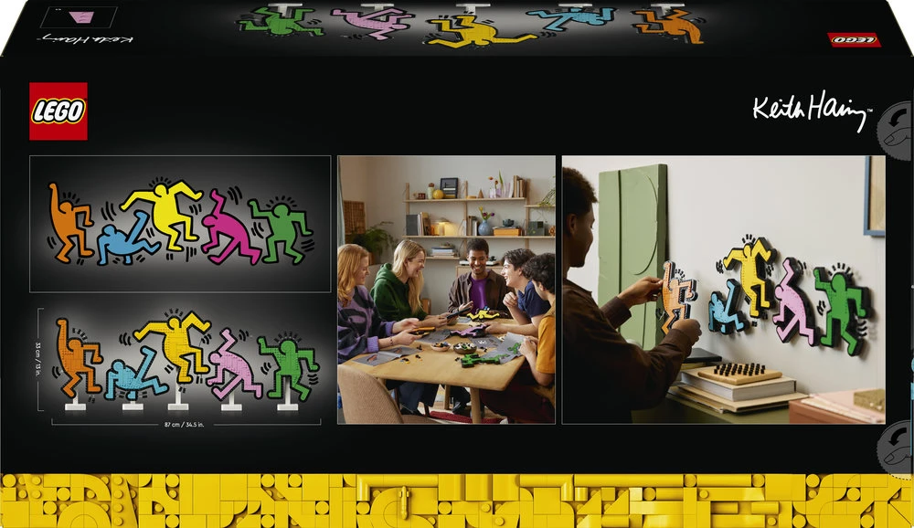 LEGO® Art Keith Haring šokančios figūros Dekoras 31216