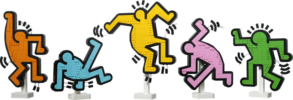 LEGO® Art Keith Haring šokančios figūros Dekoras 31216