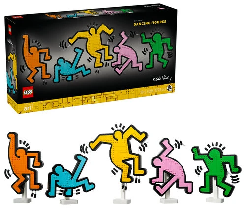 LEGO® Art Keith Haring šokančios figūros Dekoras 31216