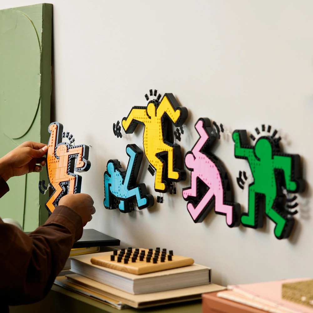 LEGO® Art Keith Haring šokančios figūros Dekoras 31216