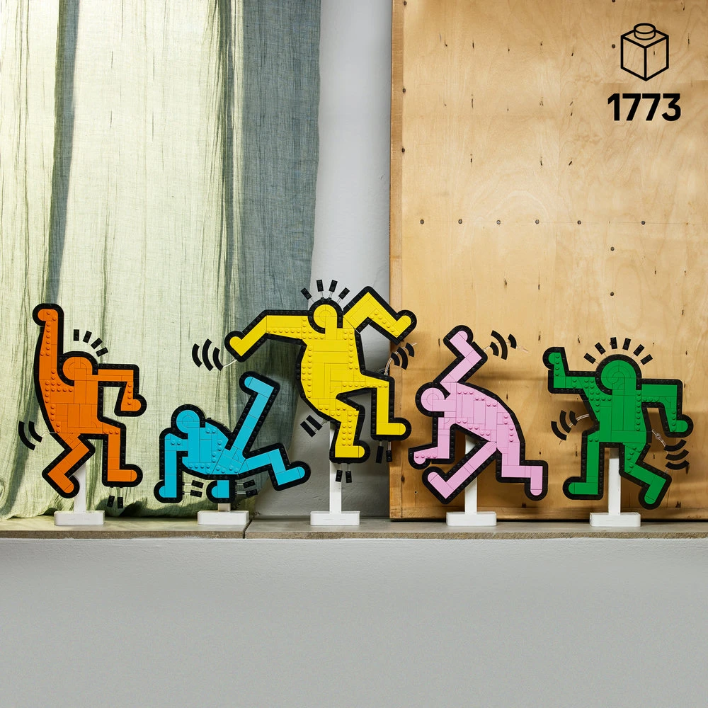 LEGO® Art Keith Haring šokančios figūros Dekoras 31216