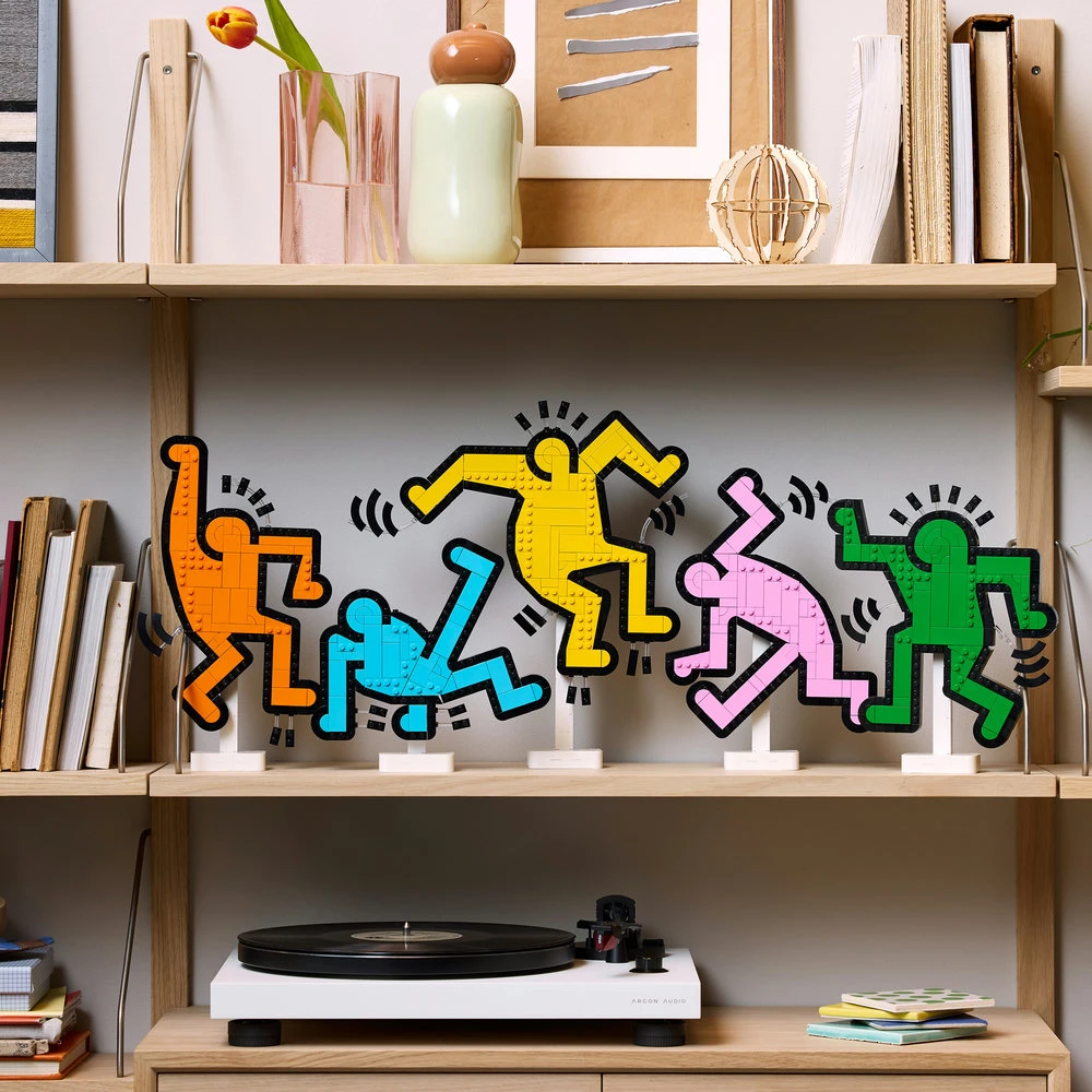 LEGO® Art Keith Haring šokančios figūros Dekoras 31216