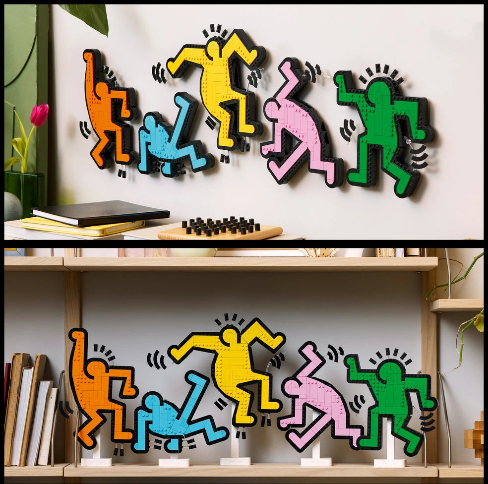 LEGO® Art Keith Haring šokančios figūros Dekoras 31216