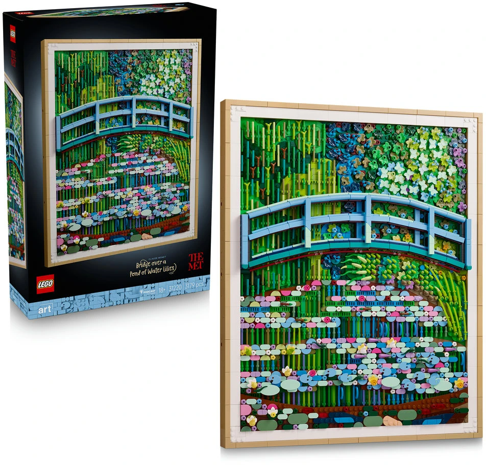 LEGO® Art Klodas Monė – Tiltas virš vandens lelijų tvenkinio 31220