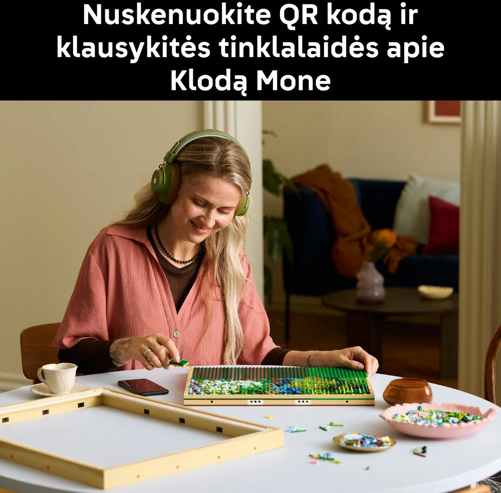LEGO® Art Klodas Monė – Tiltas virš vandens lelijų tvenkinio 31220