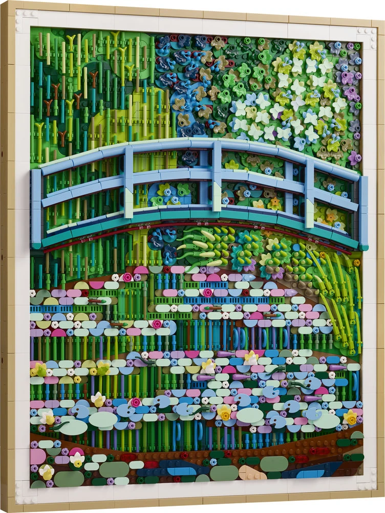 LEGO® Art Klodas Monė – Tiltas virš vandens lelijų tvenkinio 31220