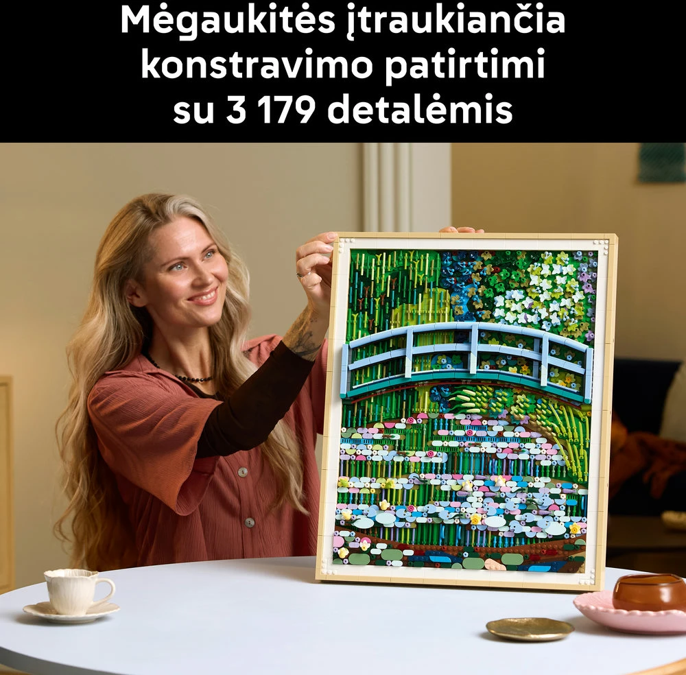 LEGO® Art Klodas Monė – Tiltas virš vandens lelijų tvenkinio 31220