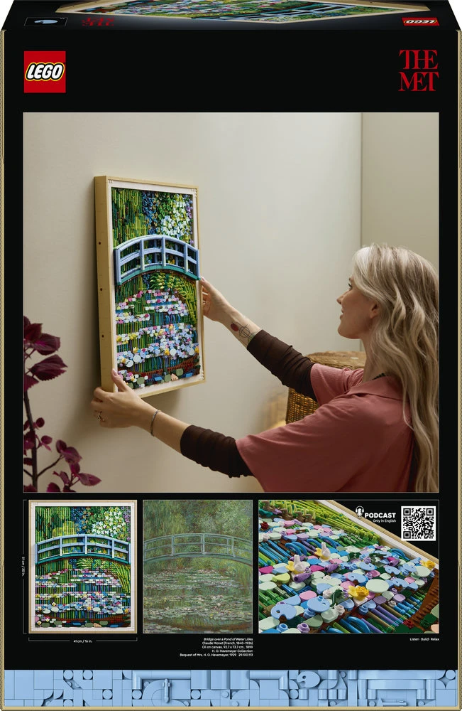 LEGO® Art Klodas Monė – Tiltas virš vandens lelijų tvenkinio 31220