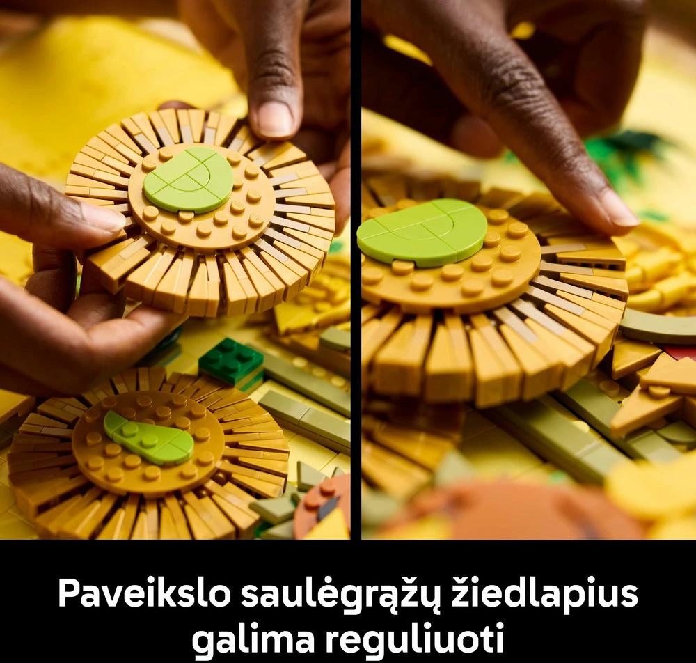 LEGO® Art Vincent van Gogh – „Saulėgrąžos“ Rinkinys 31215