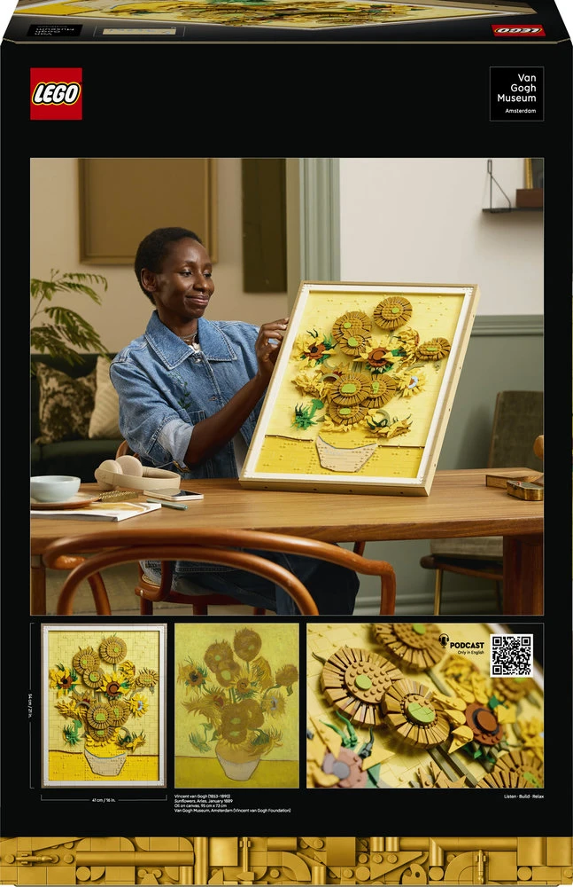 LEGO® Art Vincent van Gogh – „Saulėgrąžos“ Rinkinys 31215