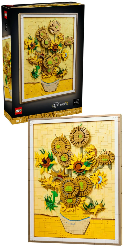 LEGO® Art Vincent van Gogh – „Saulėgrąžos“ Rinkinys 31215