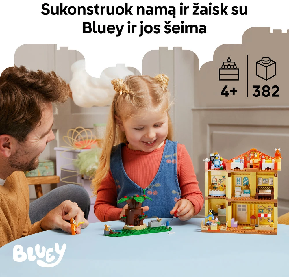 LEGO® Bluey: Bluey šeimos namas, konstravimo rinkinys 11203