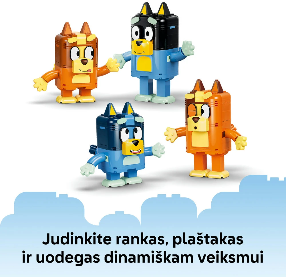 LEGO® Bluey Konstruojama Bluey šeima Figūrėlės 11217