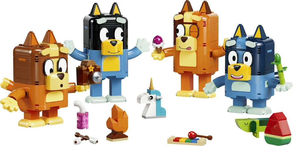 LEGO® Bluey Konstruojama Bluey šeima Figūrėlės 11217