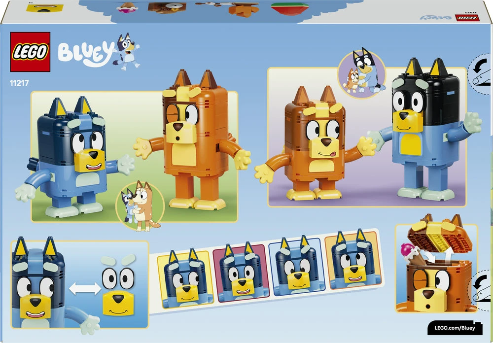 LEGO® Bluey Konstruojama Bluey šeima Figūrėlės 11217