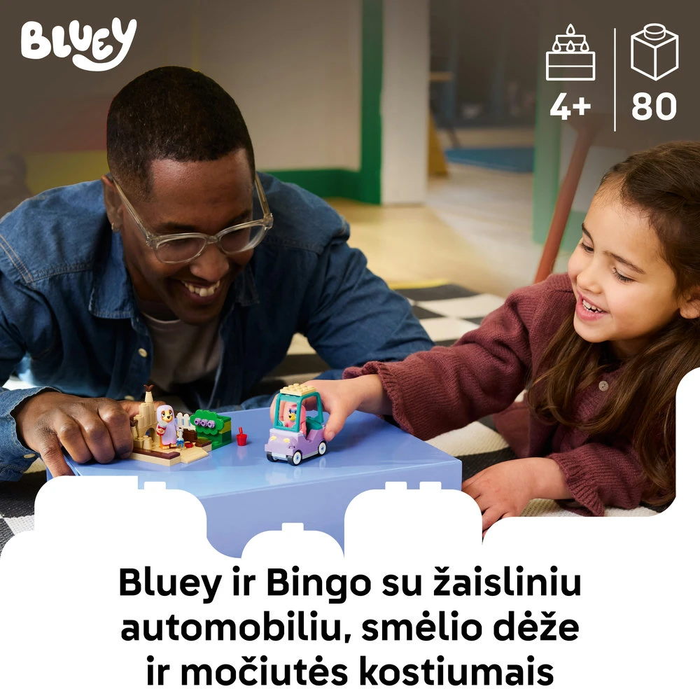 LEGO® Bluey „Močiutės“ su Bingo ir Bluey Žaislas 11216