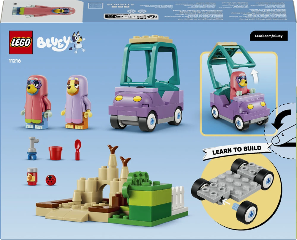 LEGO® Bluey „Močiutės“ su Bingo ir Bluey Žaislas 11216