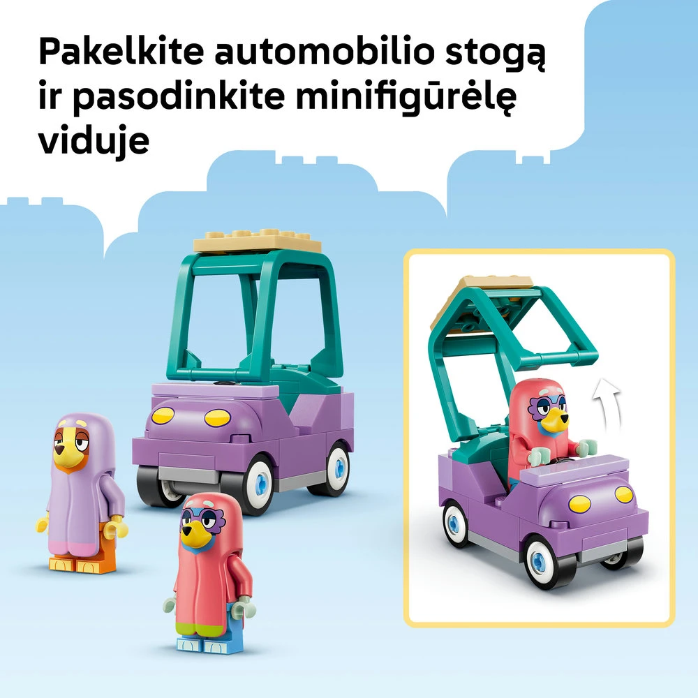 LEGO® Bluey „Močiutės“ su Bingo ir Bluey Žaislas 11216