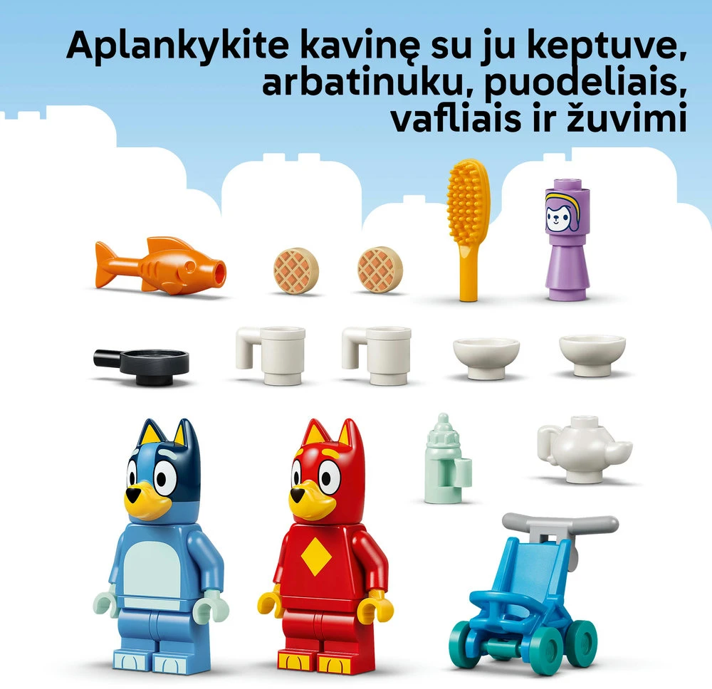 LEGO® Bluey Mokykla su Rusty ir Bluey Žaislas 11221