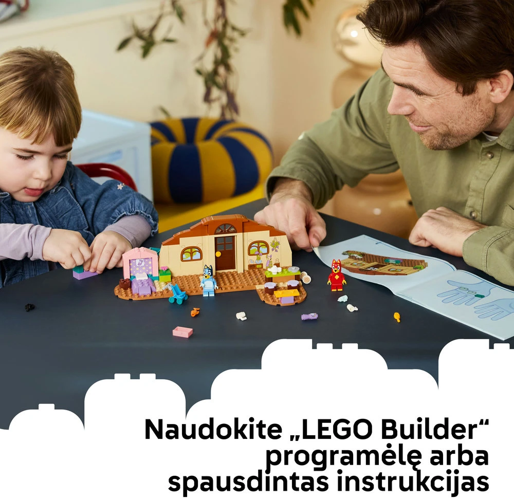 LEGO® Bluey Mokykla su Rusty ir Bluey Žaislas 11221
