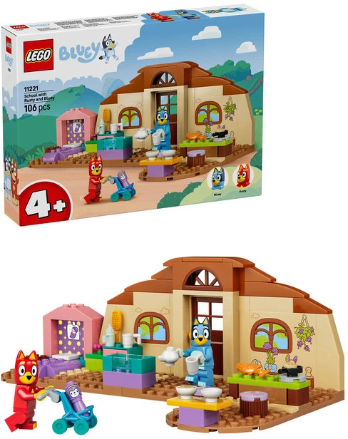 LEGO® Bluey Mokykla su Rusty ir Bluey Žaislas 11221