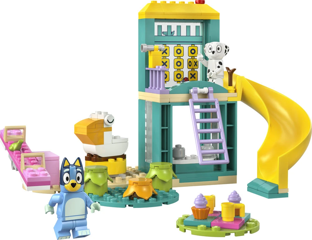 LEGO® Bluey Pramogos žaidimų aikštelėje su Bluey ir Chloe (11201)