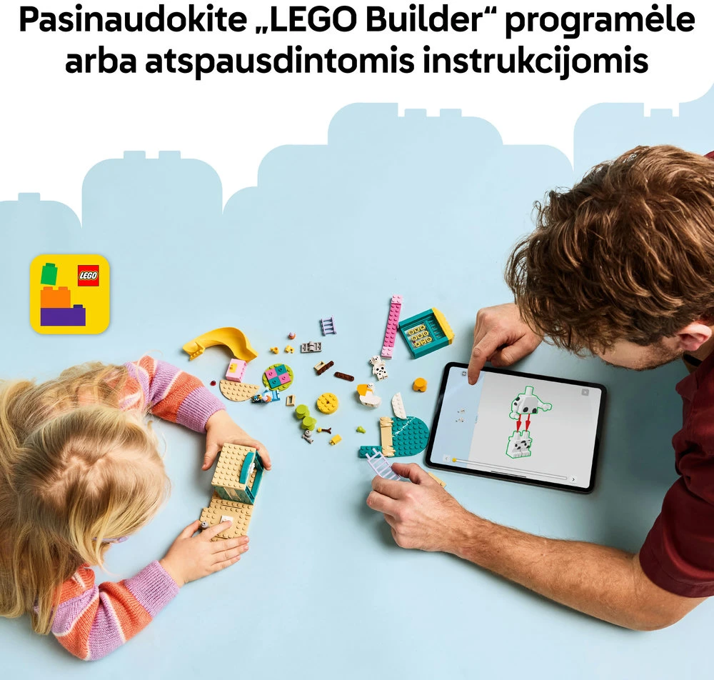 LEGO® Bluey Pramogos žaidimų aikštelėje su Bluey ir Chloe (11201)