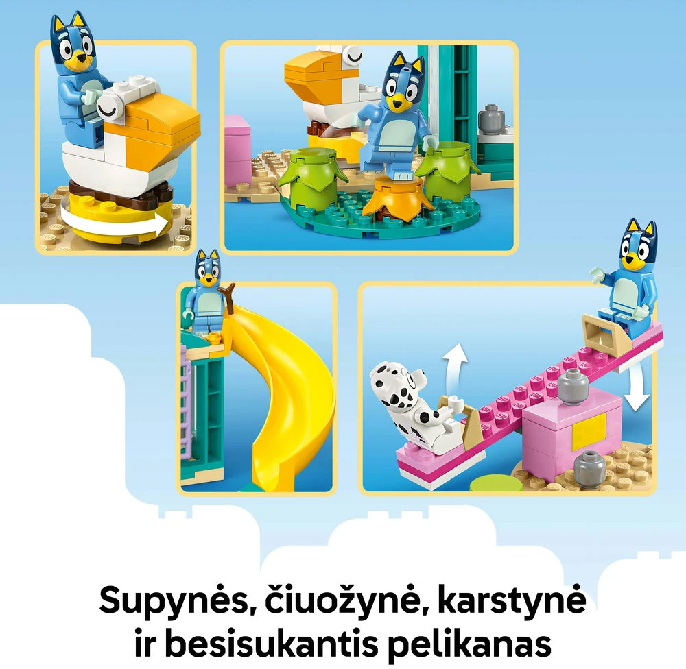LEGO® Bluey Pramogos žaidimų aikštelėje su Bluey ir Chloe (11201)