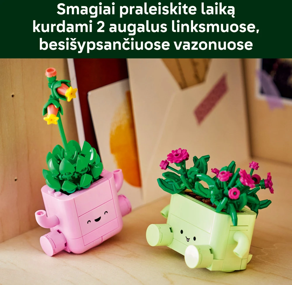 LEGO® Botanicals Besisupantys augalai Gėlių rinkinys 11506