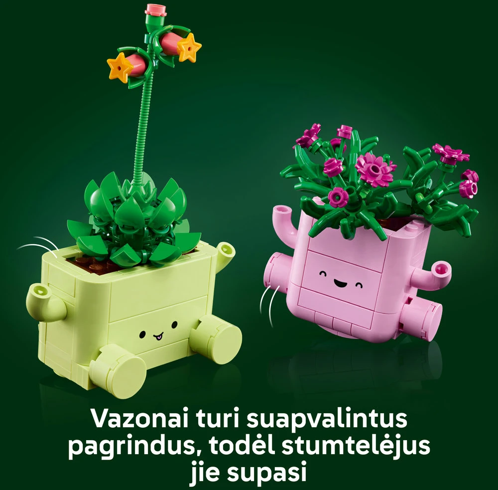 LEGO® Botanicals Besisupantys augalai Gėlių rinkinys 11506