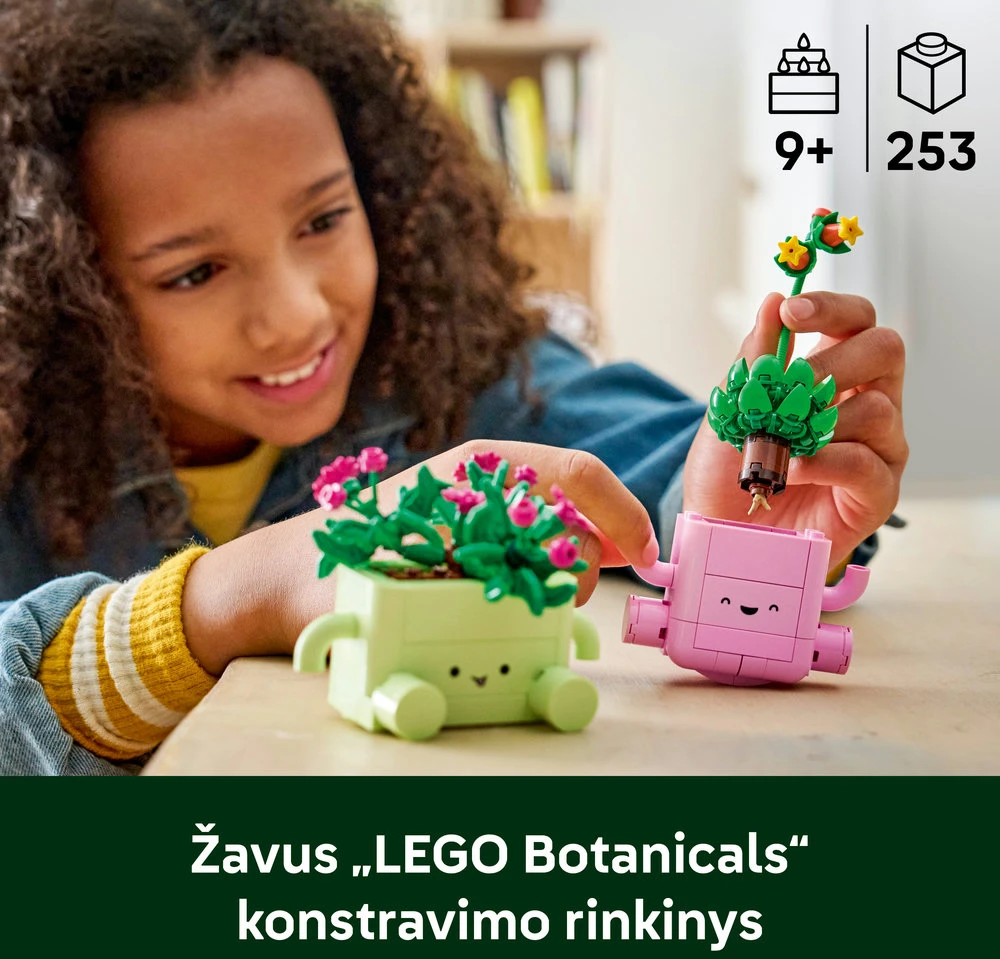 LEGO® Botanicals Besisupantys augalai Gėlių rinkinys 11506